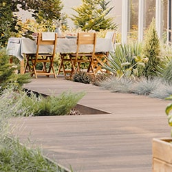 Terrasse aus Holz